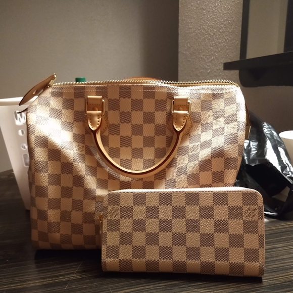 Louis Vuitton Speedy 30 Damier Azur